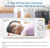 VTech Digital 5" Smart WiFi HD Pan tilt with Remote Access