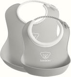 Babybjorn Feeding Bib Set 2 pcs - Grey
