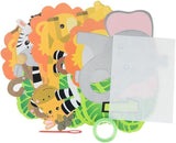 Brain Giggles Animal Jungle 1st Birthday Baby Monthly Photo Banner