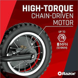 Razor Motorbike D.Rocket Mx125 13Km/H - Black