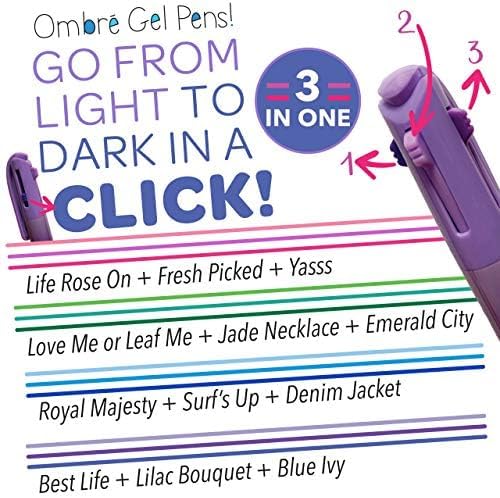 Crayola Take Note Washable Gel Pens Ombre - Pack of 4