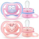 Philips Avent Ultra Air Freeflow Soother, Deco Version, (0M - 6M) - Mixed