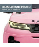 MYTS Range Rover Luxury SUV Girls Ride-On Car 12V - Pink