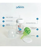 Dr. Brown's Glass Wide Neck Options+ Bottle with Lion Deco with Preemie Nipple 60ml - Laadlee