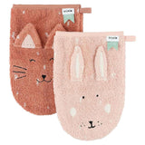 Trixie Washcloths - Rabbit (Pack of 2)