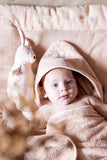 Trixie Hooded Towel | 75X75Cm - Aura Rabbit
