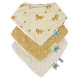 Trixie Bandana Mix Bib - Lively Lion (Pack of 3)