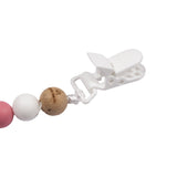 Babies Basic Customized Pacifier Clip - Pink