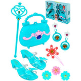 Stem Light Barbie Shoes With Heart Bag Jewelry Set 1Pc - Color May Vary