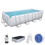 Bestway Poolset Powrsteel - 488x244x122Cm