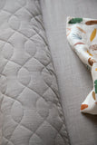 Sebra Quilted Changing Pillow - Elephant Grey - Laadlee