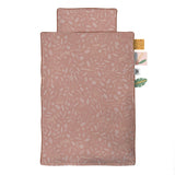 Sebra Baby Bed Linen - Wildlife - Sunset Pink - Laadlee