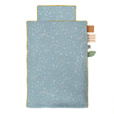 Sebra Bay Bed Linen - Wildlife - Eucalyptus Blue - Laadlee