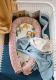 Sebra Baby Nest - Wildlife - Sunset Pink - Laadlee