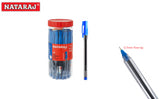 Nataraj 621 Fine Ball Pen 0.7mm Blue Jar - 30Pcs