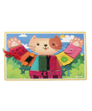 Andreu Toys Basic Skills Board Little Cat Dress - Laadlee
