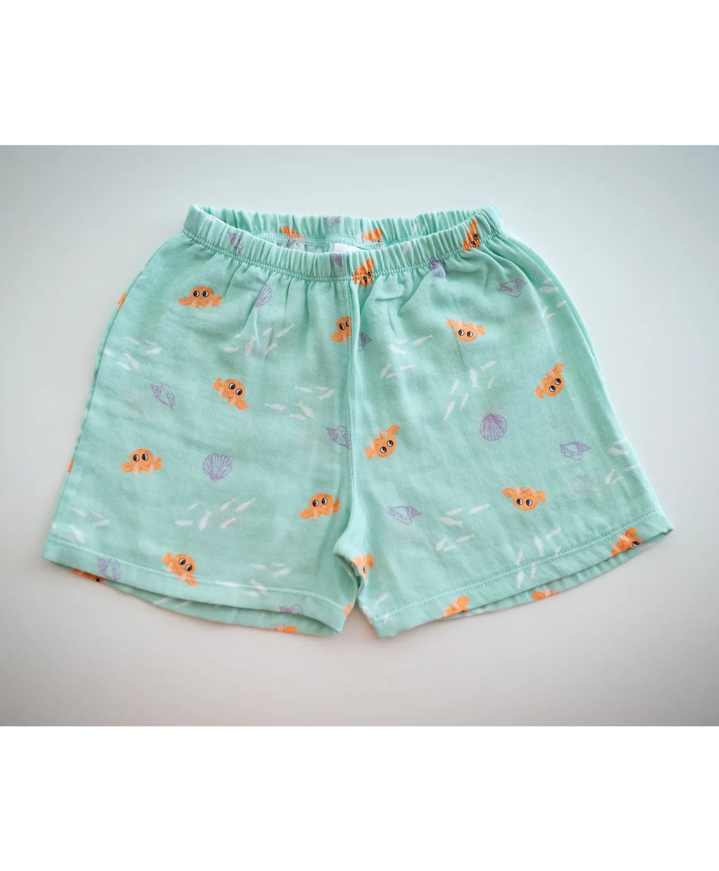 Tickle Tickle Organic Muslin Shorts and Tee Set - Lil Octy - Laadlee