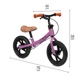 MoMi Breki Bicycle With Brake Purple