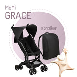 MoMi Grace Pocket Stroller Black