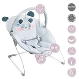 MoMi Glossy Panda Bouncer
