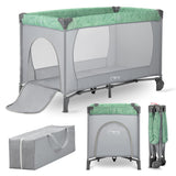 MoMi Belove Travel Crib Jade