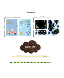 Avenir Scratch Greeting Cards Set - Cars - Laadlee