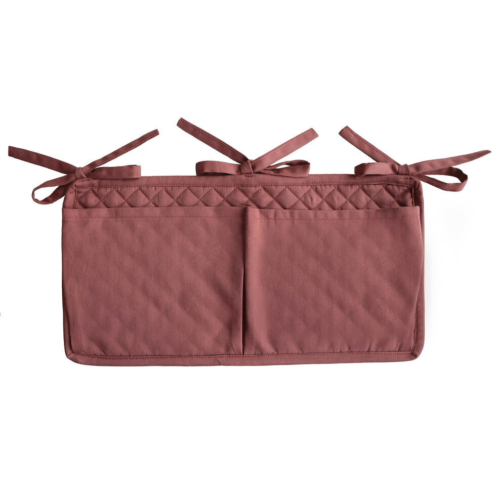 Mushie Crib Pocket Cognac - Laadlee