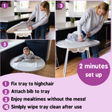 Tidy Tot Ultimate Baby Led Weaning Kit - Dove Grey