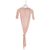 Anvi Baby Knotted Gown - Peach