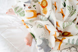 Anvi Baby Set Swaddle - Green Forest