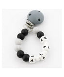 Desert Chomps Personalized Pacifier Clip - Mono