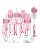 Dr. Brown's PP Narrow Anti-Colic Options+ Baby Bottle - Pink Set - Laadlee