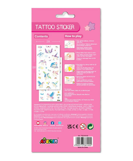 Avenir Tattoo Sticker - Pegasus Series - 52pc - Laadlee