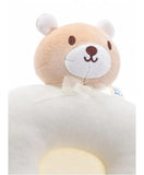 Tiny Hug Newborn Baby Breathable Flat Round Pillow - Ivory