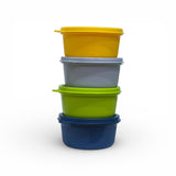 Astro Ruby Medium 4-pcs Value Pack Set Snack Box 390ml
