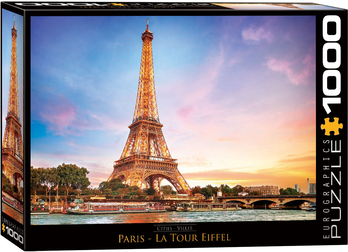 eurographics-paris-la-tour-eiffel-puzzle-1000pcs - 1