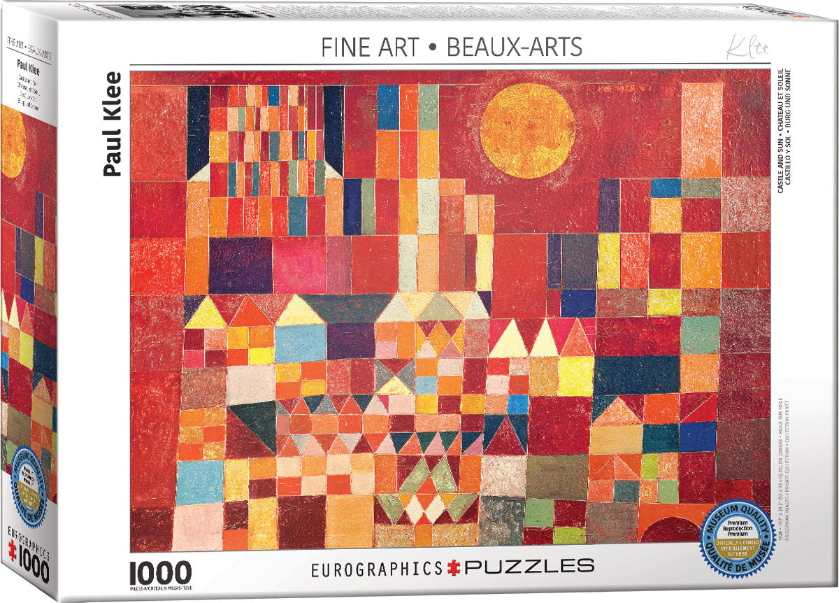 eurographics-castle-and-sun-by-paul-klee-puzzle-1000pcs - 1