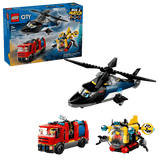 Lego City Helicpter Firetrck & Submrine 60462 Building Set - 874pcs