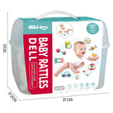 Ibi-Irn Hand Baby Rattle Bell 10Pcs