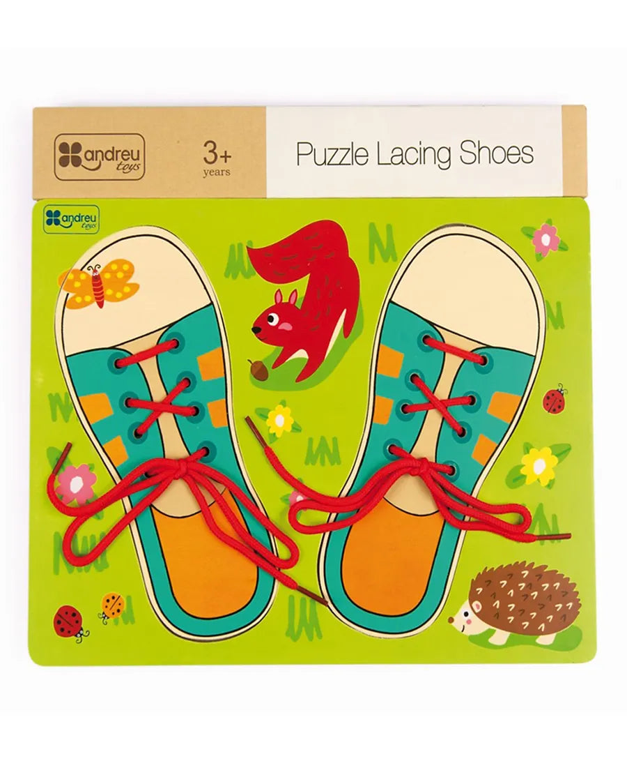 Andreu Toys Puzzle Lacing Shoes - Laadlee