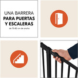 Hauck Open N Stop 2 Safety Gate 75cm-80cm - Black