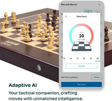 Miko Chess Grand - Rosewood finish