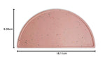 Mushie Silicone Mat Powder Pink Confetti - Laadlee