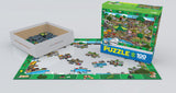 EuroGraphics A Day in the Zoo Spot & Find - 100Pcs