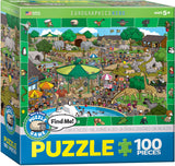 EuroGraphics A Day in the Zoo Spot & Find - 100Pcs