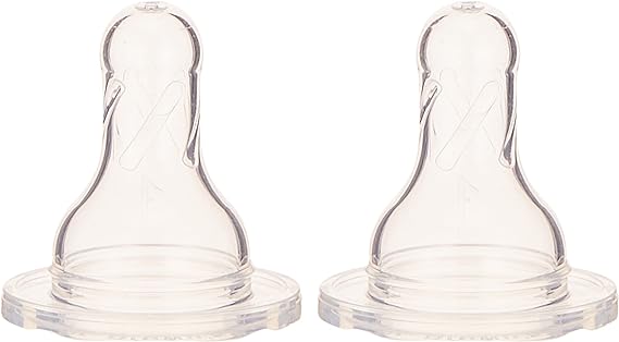 Dr. Brown's Level-1 Silicone Narrow Nipple - Pack of 2 - Laadlee