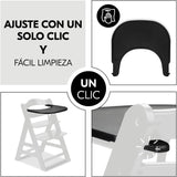 Hauck Alpha Click Tray for the Alpha+ and Beta+ Highchair - Black