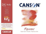 Canson 1557 Oil And Acrylic Colour Pad 24x33cm 10 Sheets 290GSM