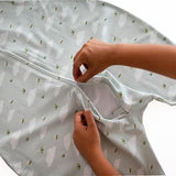 Tickle Tickle Organic Cotton Sleeping Bag with Feet - Cloudy Nights - Laadlee