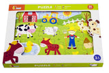 Viga 24 Pcs Puzzle - Farm
